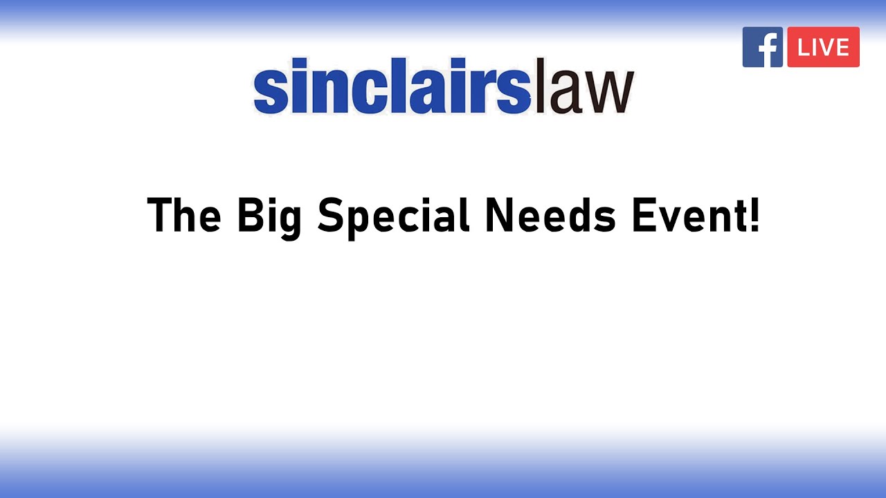 Sinclairslaw - The Big Special Needs Event Part 1