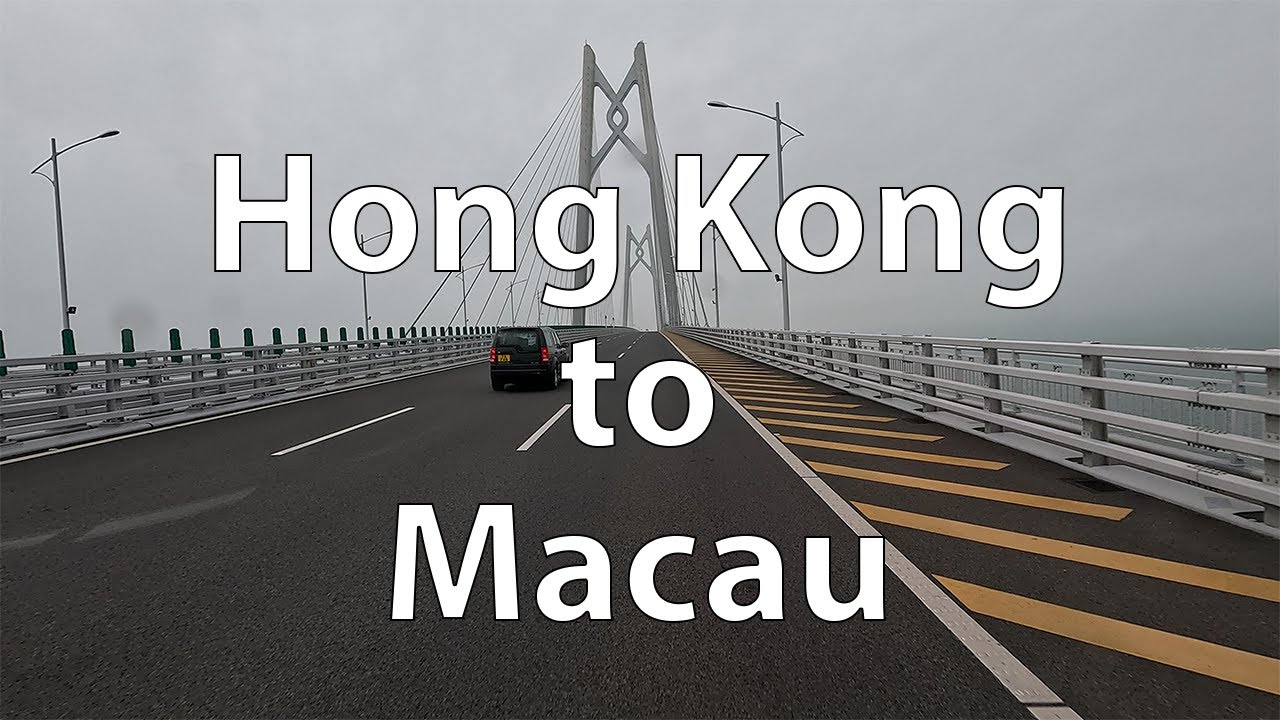 [4K] Driving from Hong Kong to Macau (HK/MO)