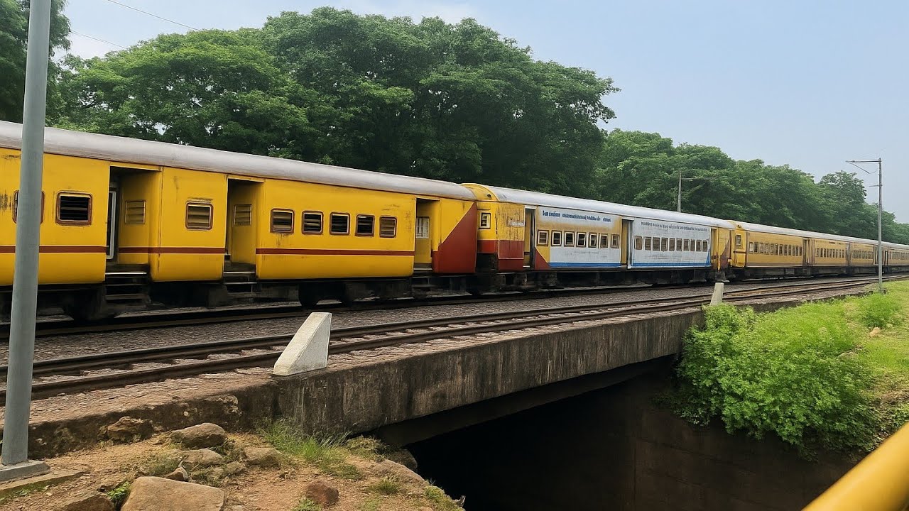 Scenic Train Journey to Mangalore | Netravathi bridge | #trending #viral #train  @praveen_pai