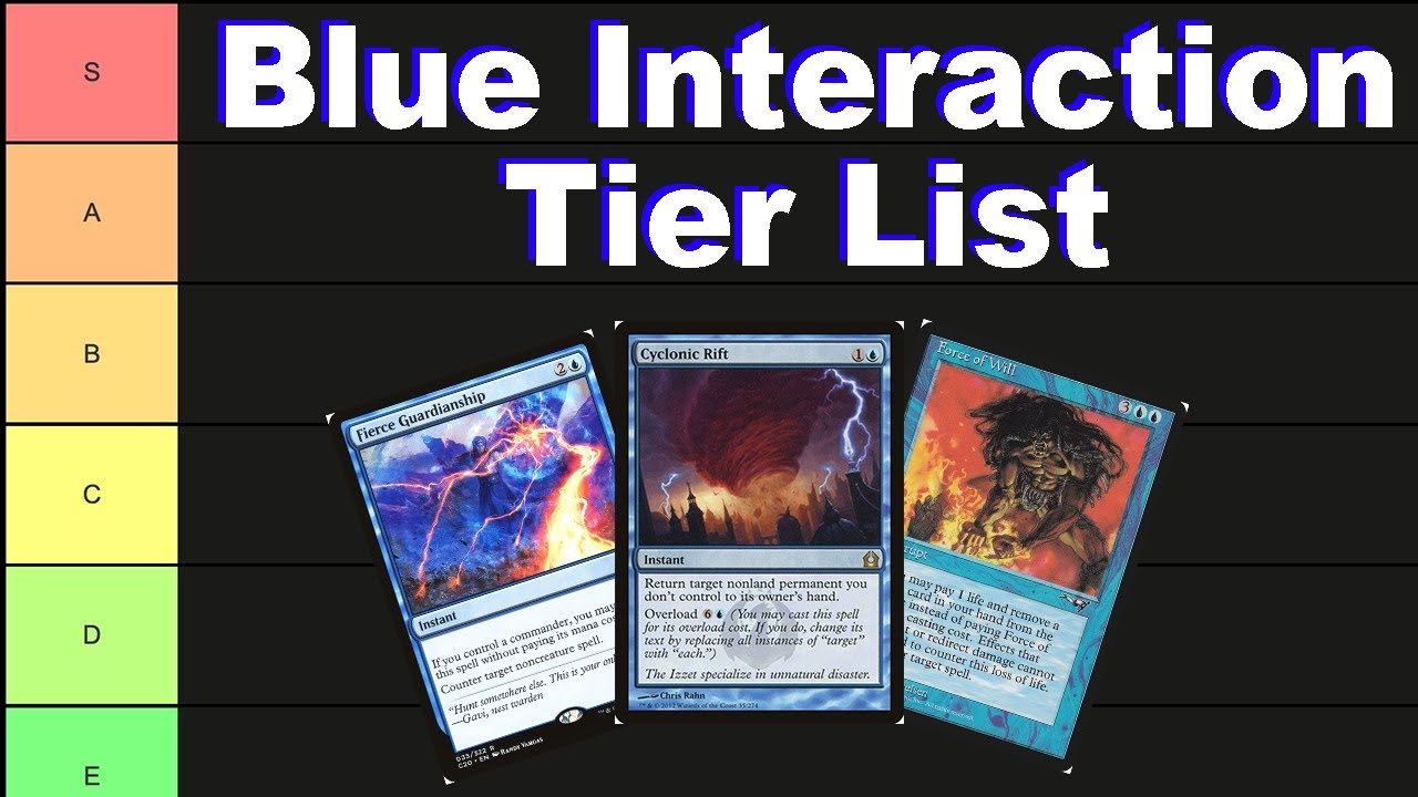 24. Blue Interaction Tier List - The cEDH Sermon