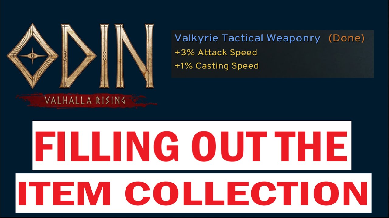 Still Working On Item Collection [ODIN: VALHALLA RISING]