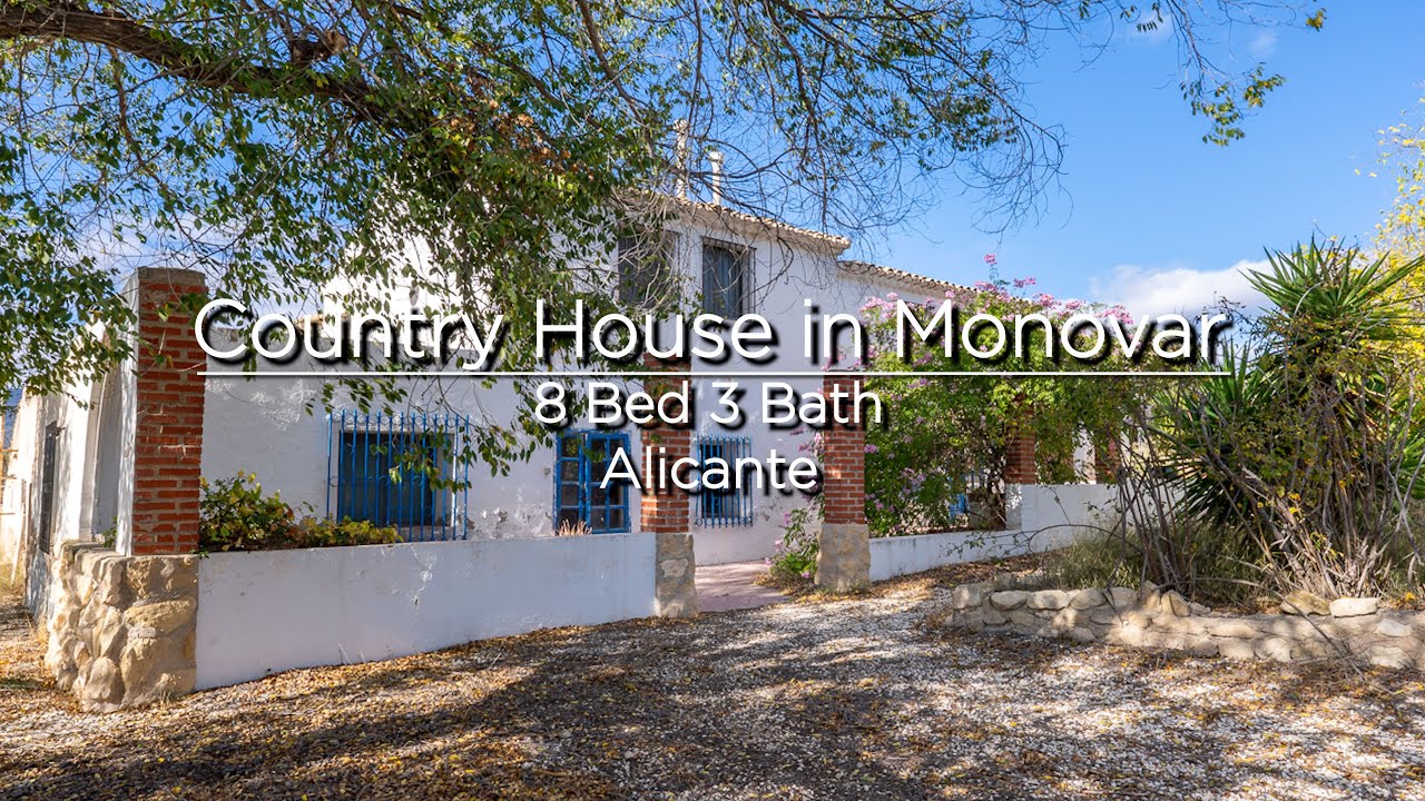 Country House in Monovar Walk-Through - Alicante - 156,000€