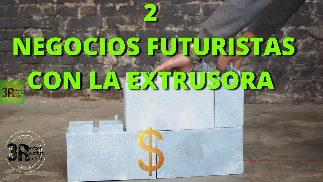 2 Extrusoras de plastico y dos maneras para realizar trabajos con la extrusora
