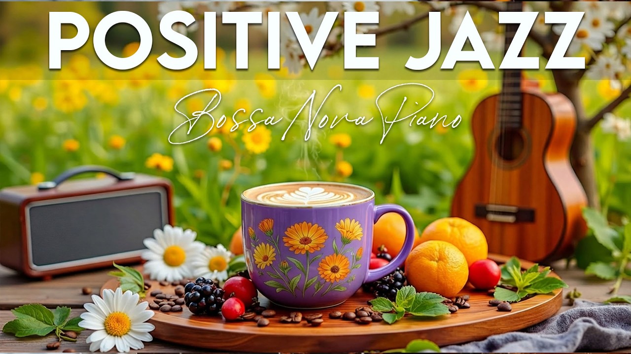 Spring Morning Jazz ~ Positive Jazz Cafe Music & Delicate Bossa Nova Piano for Relax, Study, Work