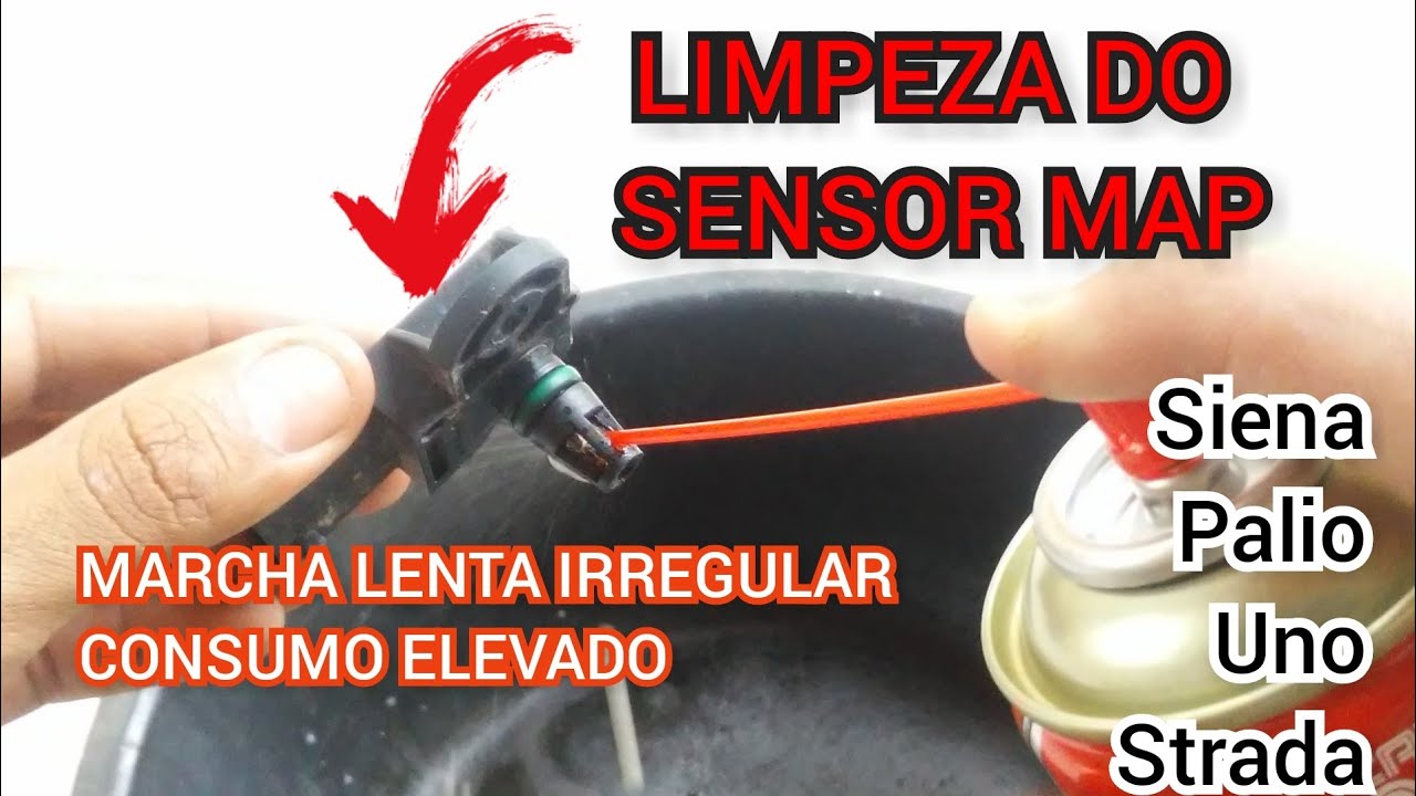 Limpeza do sensor map motor Fire - Siena Palio Uno Strada e outros