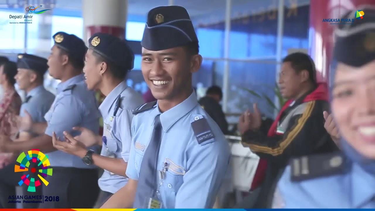 FLASHMOB ASIAN GAMES 2018 di Bandara Depati Amir - Bangka
