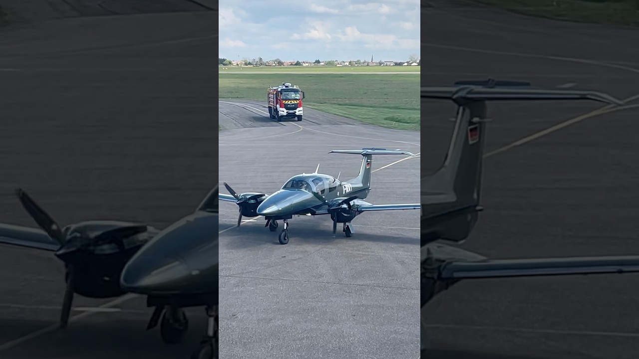 Diamond DA62 #video #aviation #engineering #innovation #speed #austria  #shorts #airplane #fire