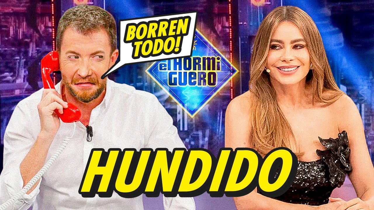 SOFÍA VERGARA HUNDE A PABLO MOTOS EN EL HORMIGUERO E INTENTAN CENSURAR LA ENTREVISTA EN REDES