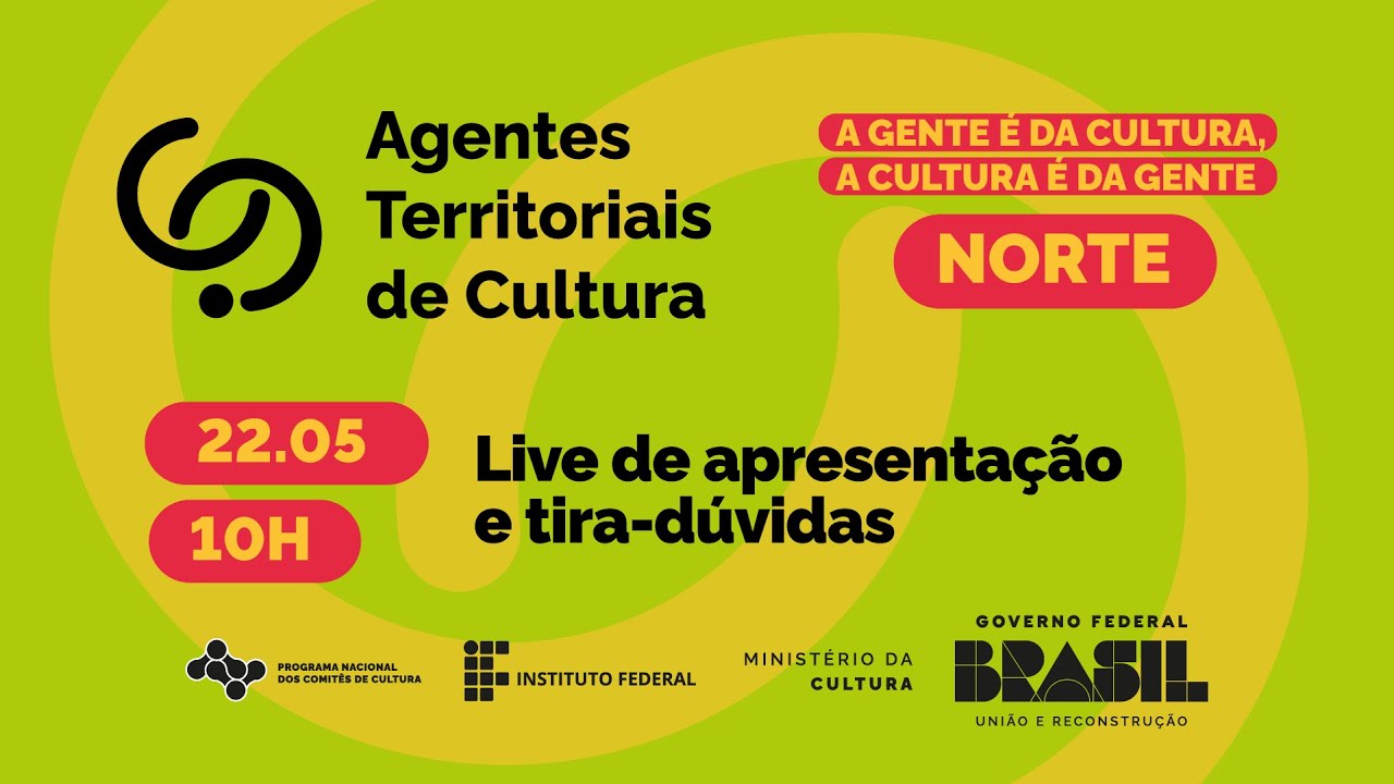Você quer ser Agente Territorial de Cultura? - Live