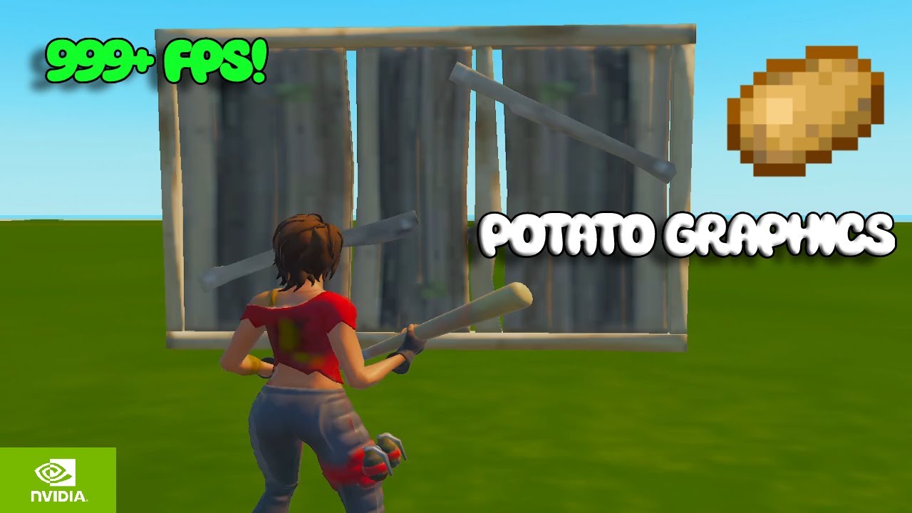 HOW TO GET POTATO GRAPHICS IN FORTNITE! 🥔