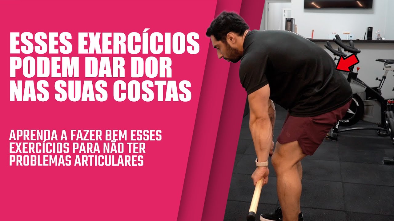 Exercícios que podem dar dor nas costas