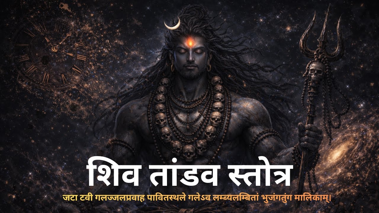 Shiva Tandava Stotram (Peaceful) | Removes Negativity & Stress 🕉️