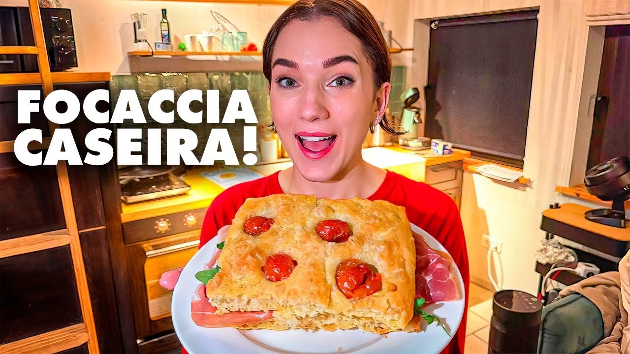 RECEITA R&Aacute;PIDA DE FOCACCIA CASEIRA!