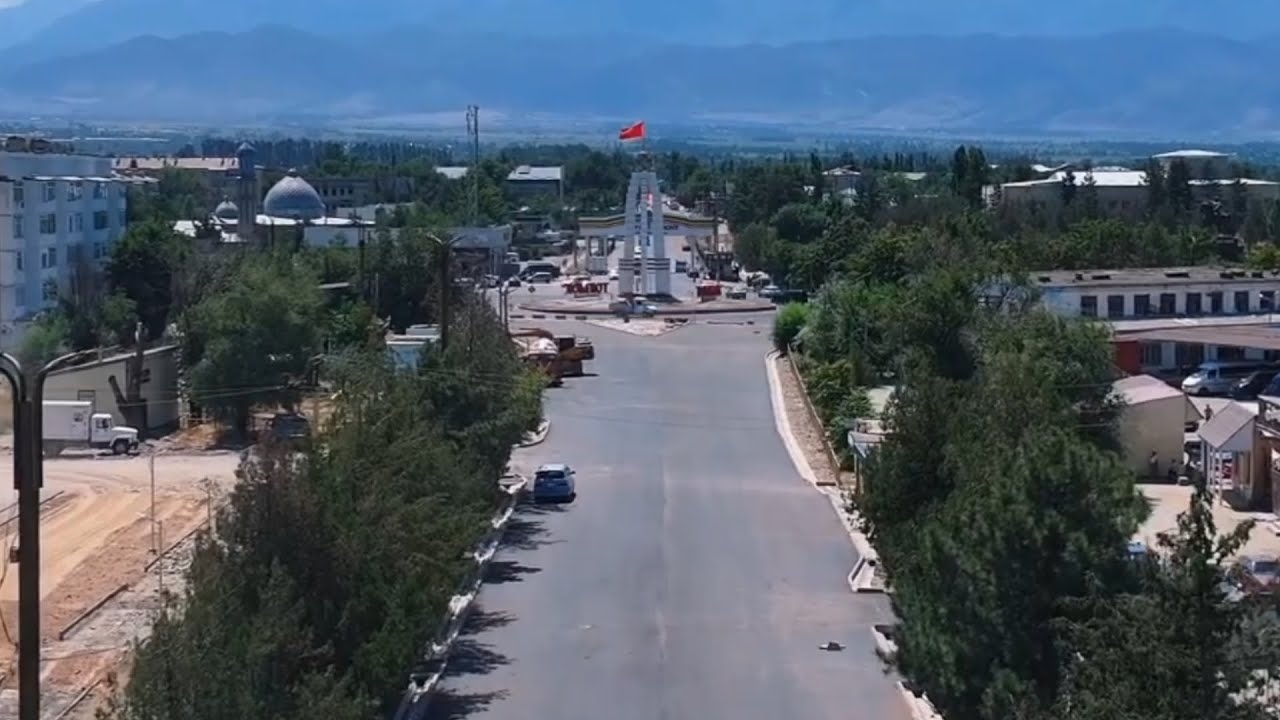 Улицы Токмока готовят к открытию после укладки нового асфальта