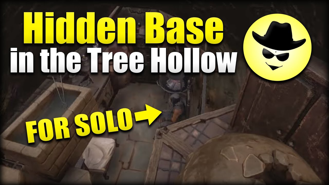 Hidden Base in the Tree Hollow | Conan Exiles