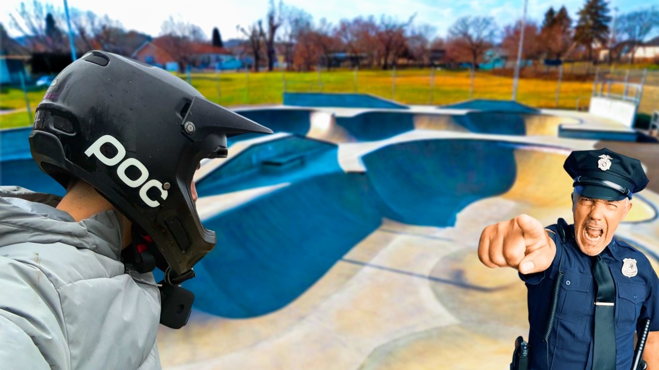NOUL SKATEPARK, OMUL NEBUN si POLITIA