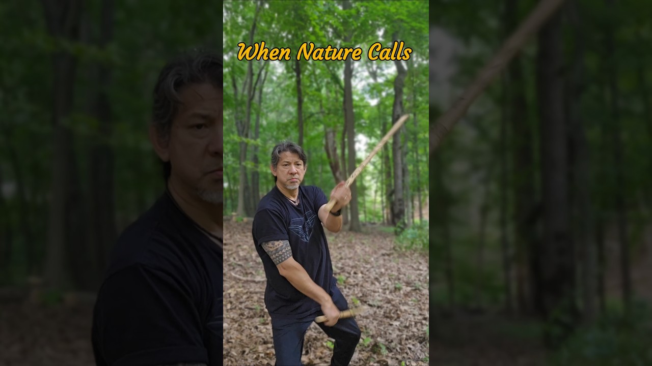 When nature calls....#kaliflow #filipinomartialarts #marcaidakali