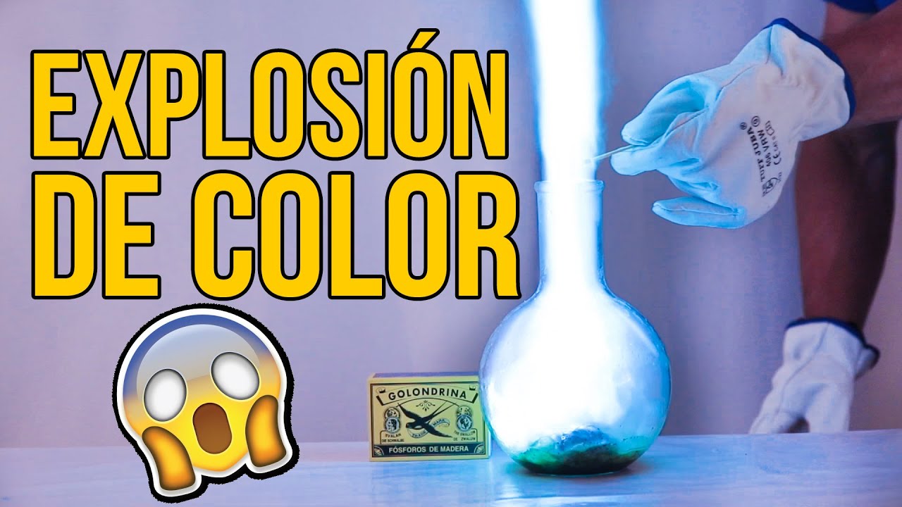 EXPLOSI&Oacute;N DE COLOR AZUL - Experimento INCRE&Iacute;BLE de F&Iacute;SICA y QU&Iacute;MICA