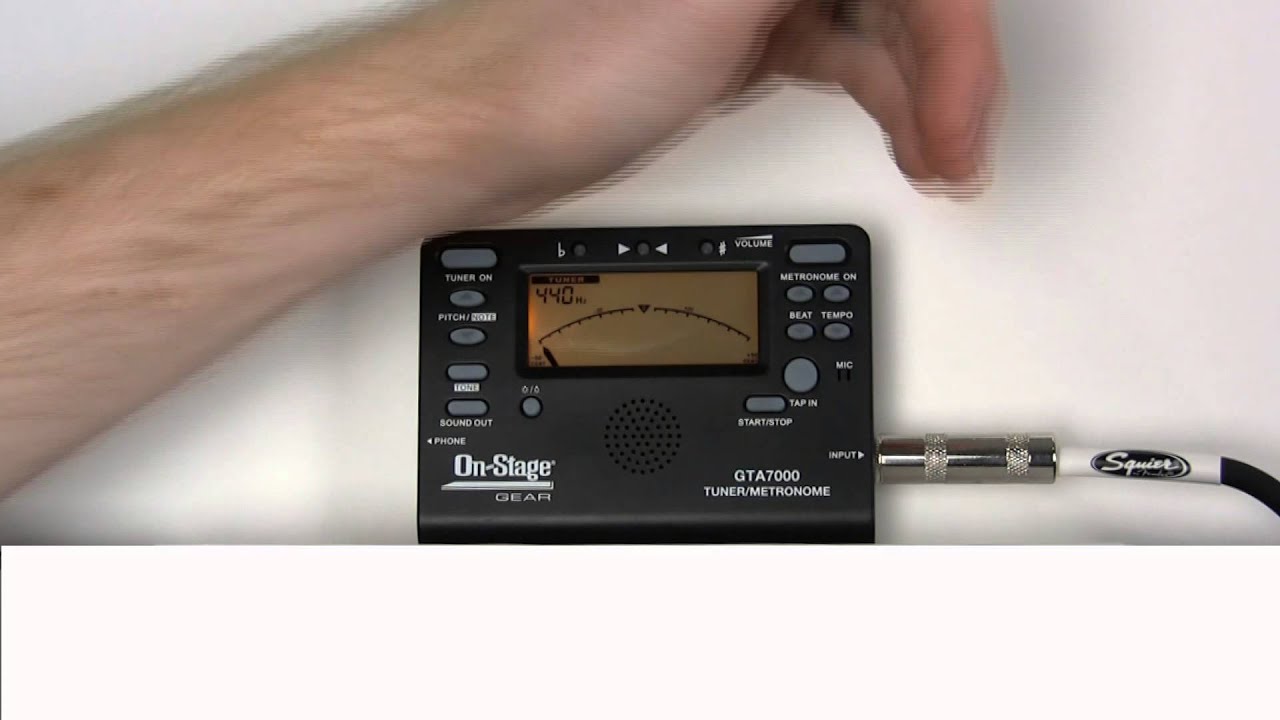 GTA7000 Chromatic Tuner, Metronome, Tone Generator