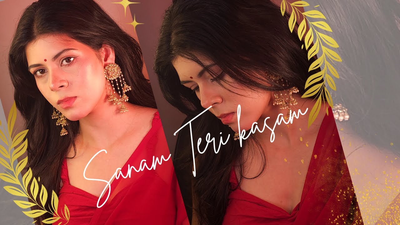 Sanam Teri Kasam Look Recreation🥹💕 | JUST A QUICK BEHIND THE SCENE OF MY PROCESS ✨️