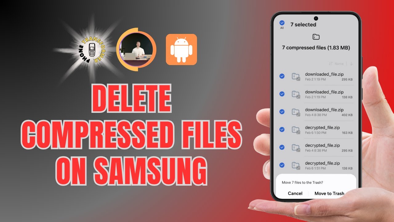 Как удалить сжатые файлы на Samsung &mdash; для начинающих
