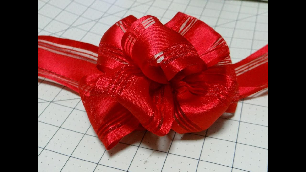 Easy Bow Using Wire-Edge Ribbon Instructional