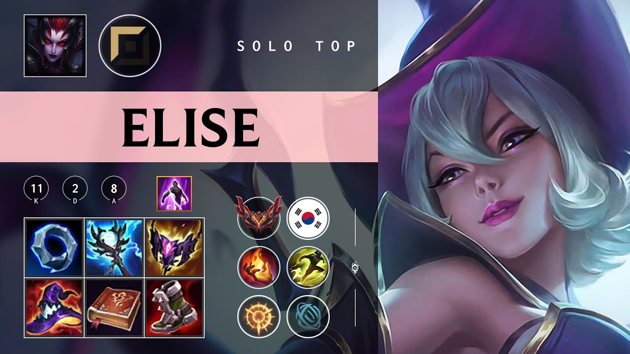 Elise Top vs Gnar - KR Grandmaster Patch 26.01