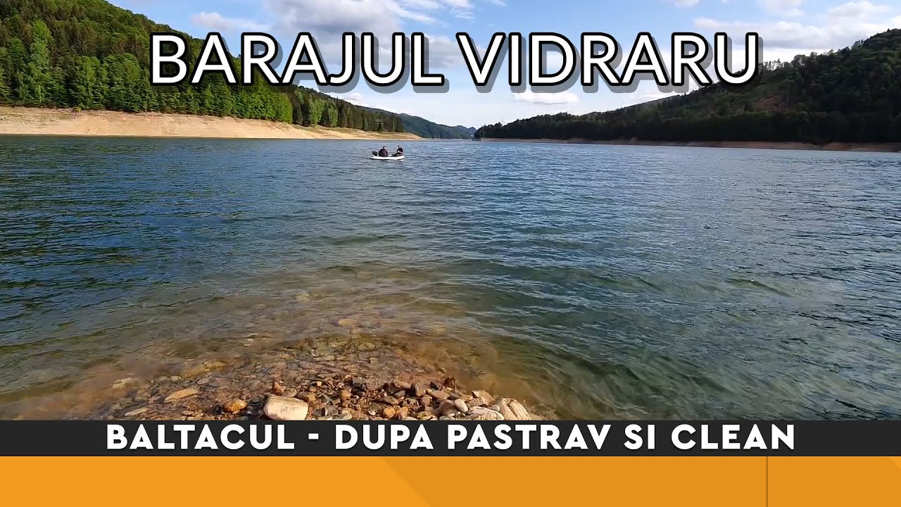 Pescuit la trena pe Lacul Vidraru