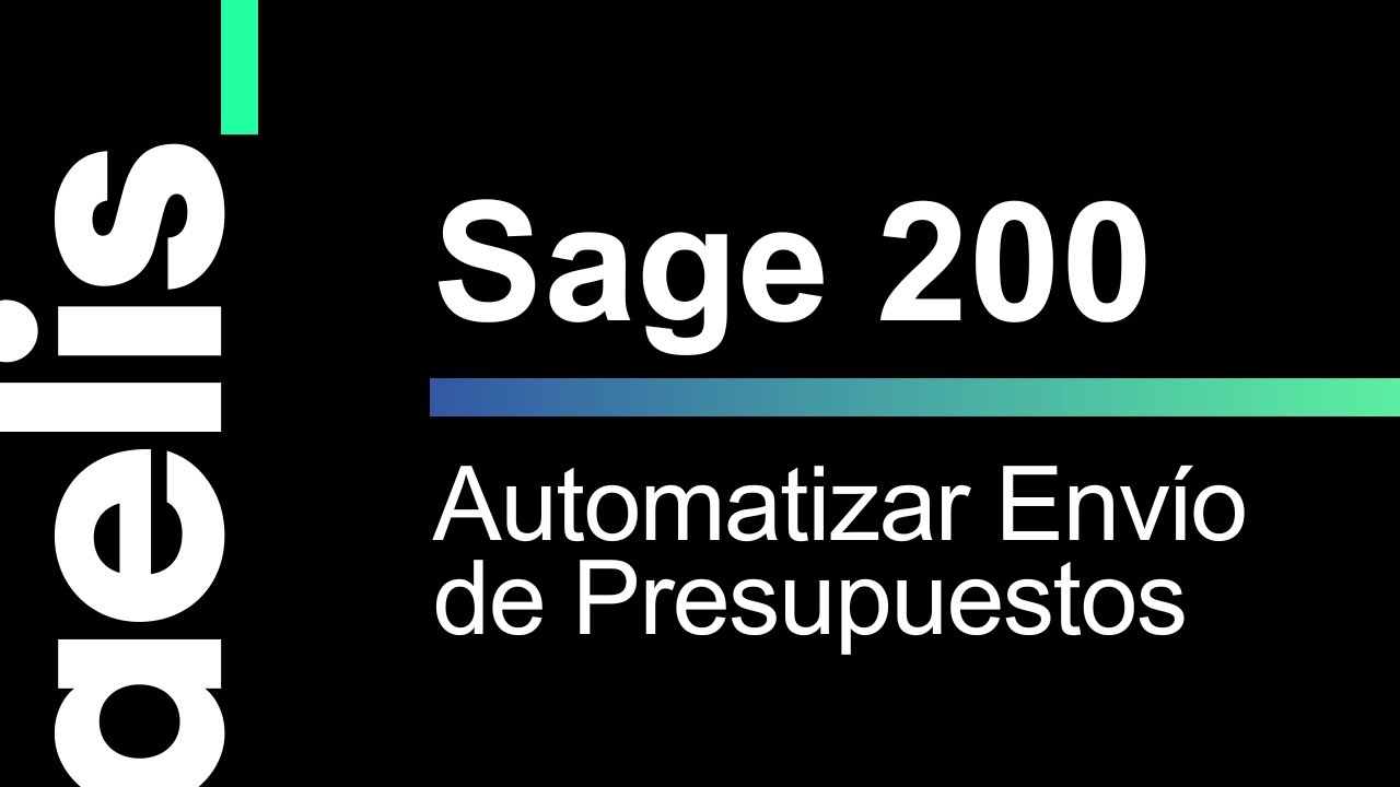 Cómo automatizar el envío de ofertas y pedidos en Sage 200 con un solo clic | Curso Sage 200