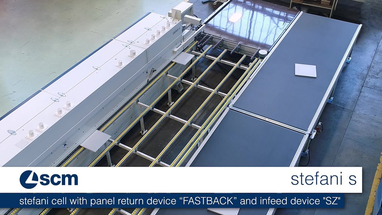 scm - stefani cell with panel return device FASTBACK and infeed device SZ