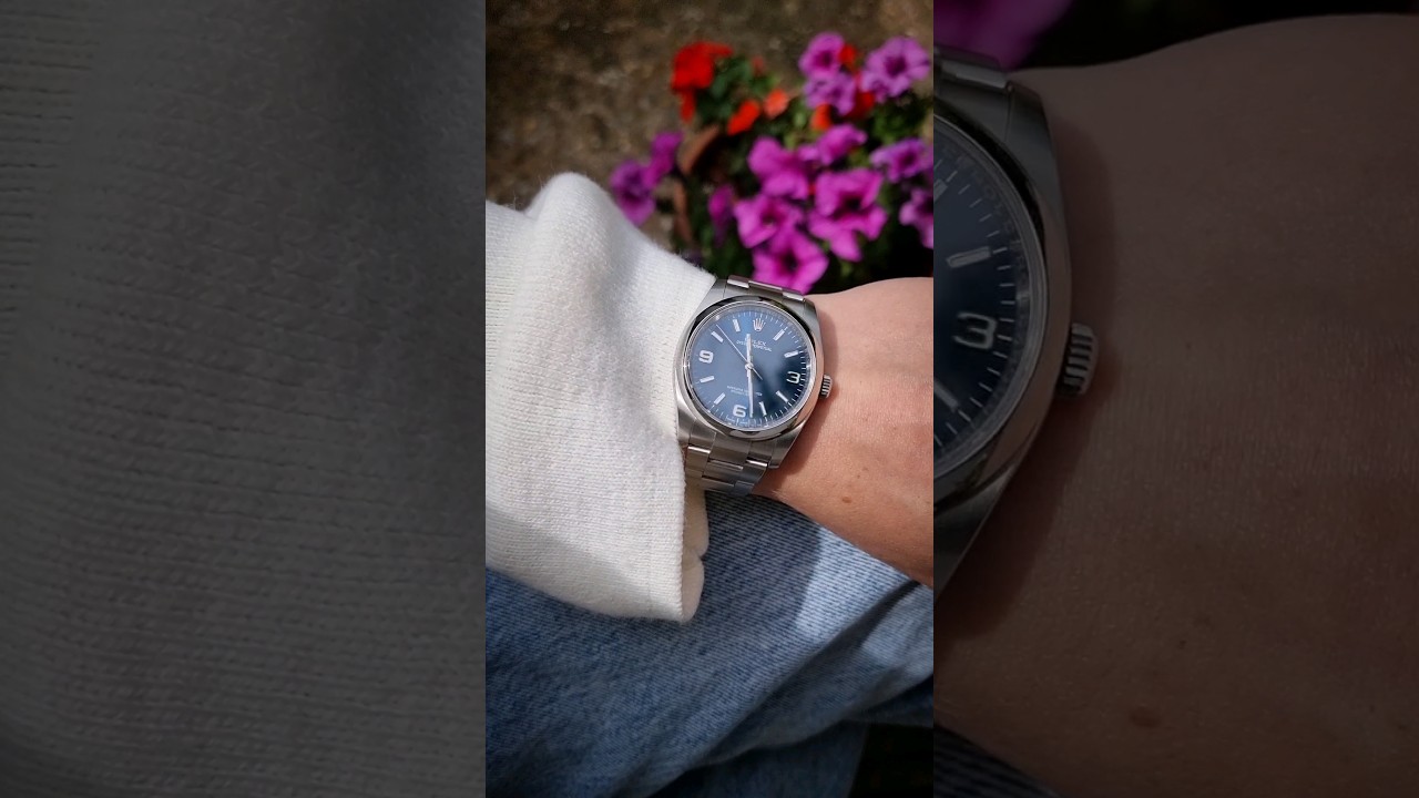 The perfect GADA watch? Like the Rolex Explorer, but with a cooler dial! My kind of blue. #short