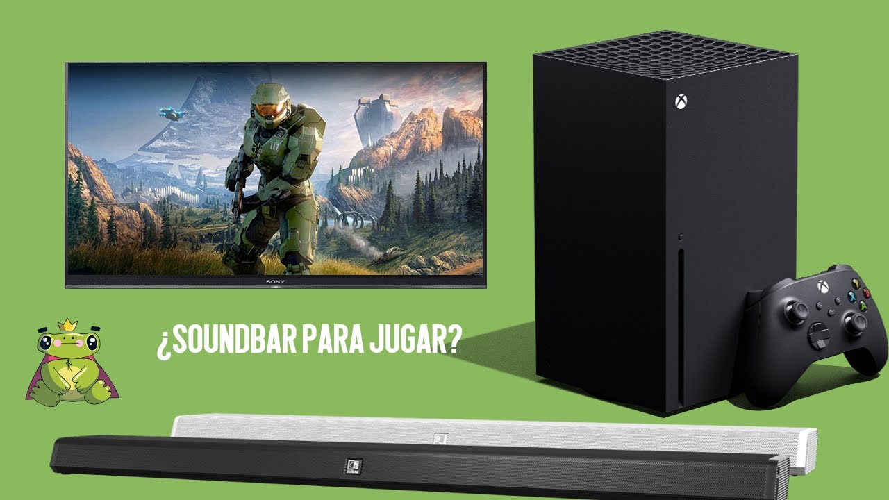 Jugar videojuegos con una soundbar sin retraso de audio