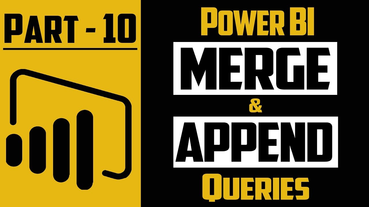 Merge and Append Queries in Power BI in Hindi | Merge vs Append in Power Query | Power BI Tutorial