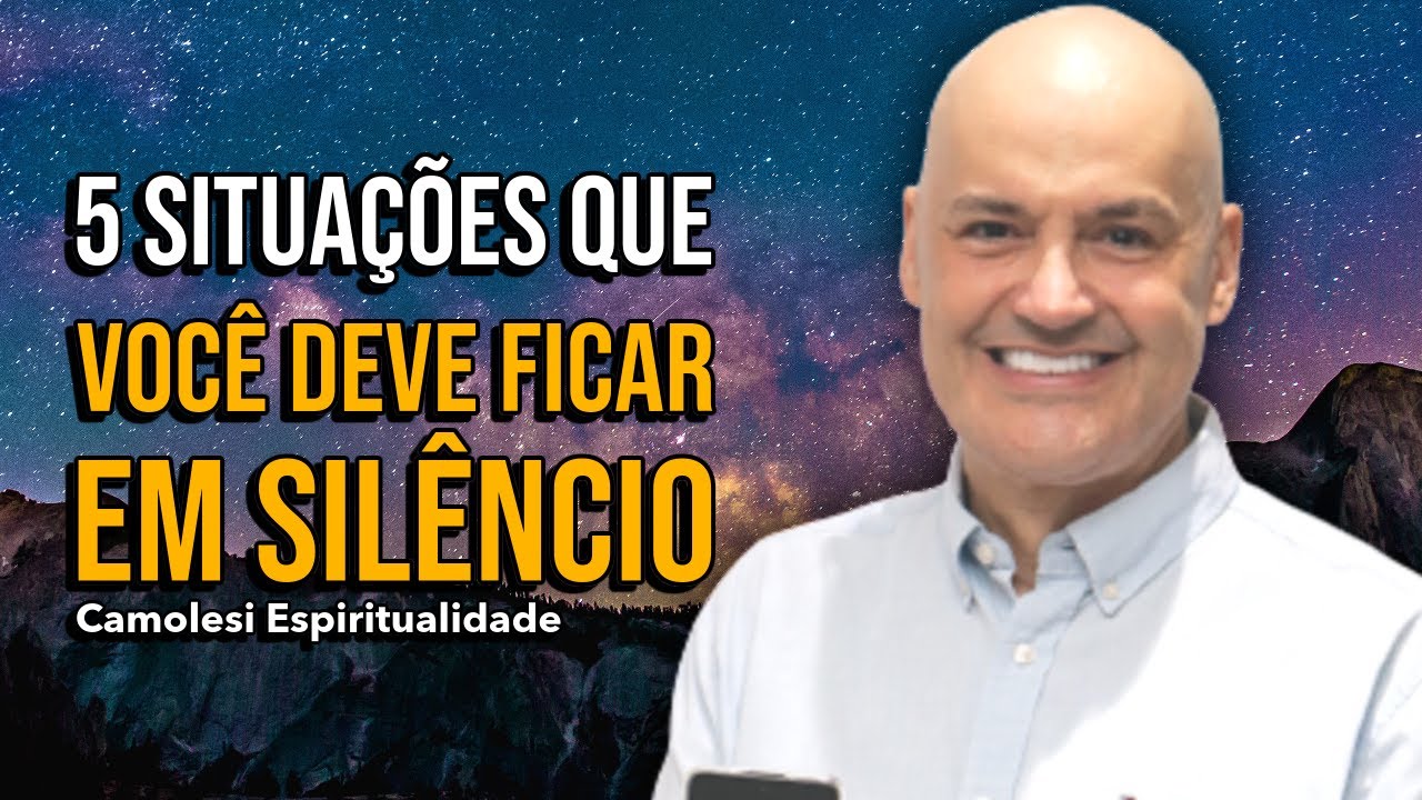 5 situações que você deve ficar em silêncio com Estevão Camolesi