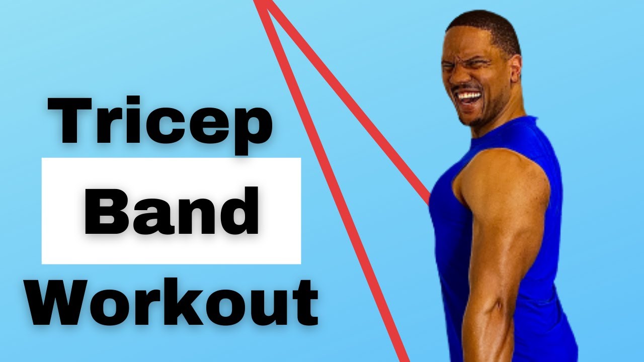 Resistance Band Tricep Workout | Get rid of JIGGLY ARMS!!!