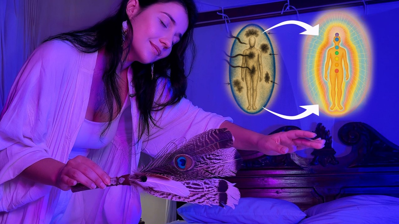 Se alguém deixou energia ruim em você... vamos limpar agora | ASMR REIKI