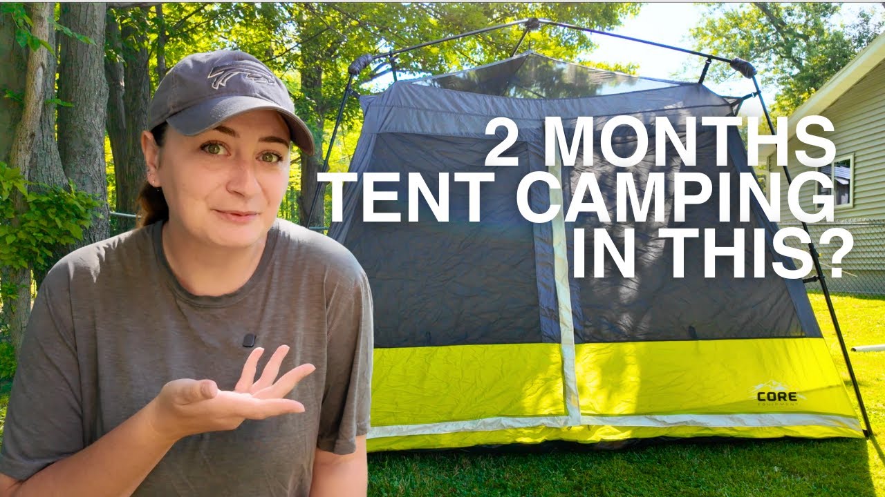 Setting Up Our Core 9 Person Instant Cabin Tent | Waterproofing + Canada Roadtrip Prep!