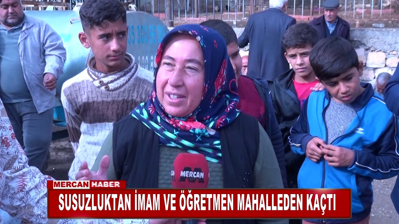 3 köyde su sıkıntısı