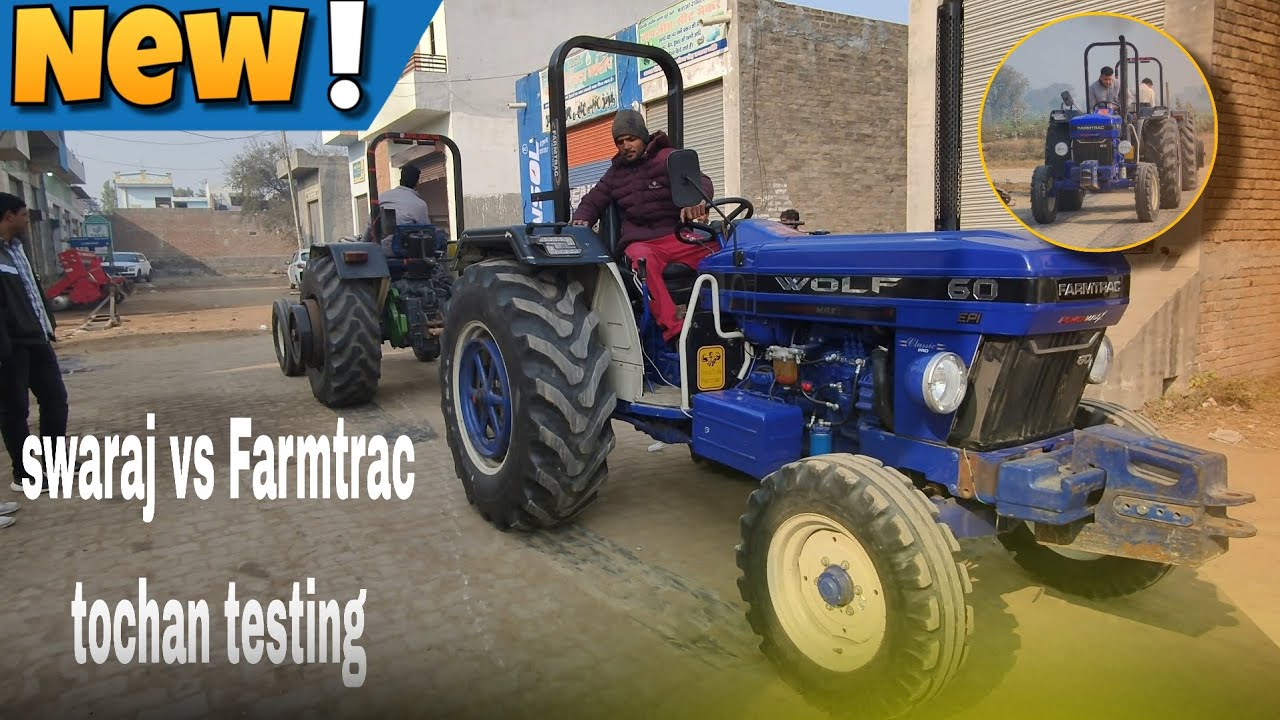 Swaraj 744 or wolf ki tochan  testing|| Tractor Tochan tournament 