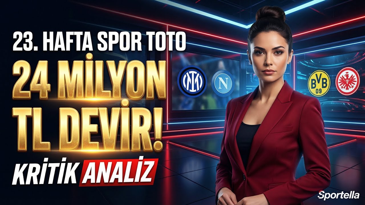 23. Hafta Spor Toto | 24 Milyon TL Devir Sonrası Kritik Analiz 