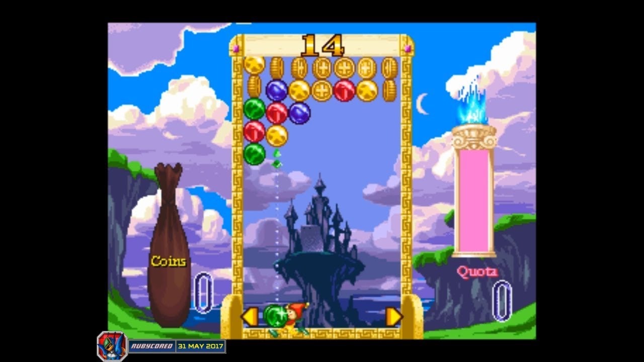 Magical Drop 3/III (2000, PlayStation) - 31 of 37: Competition Mode - Justice [1080p50]