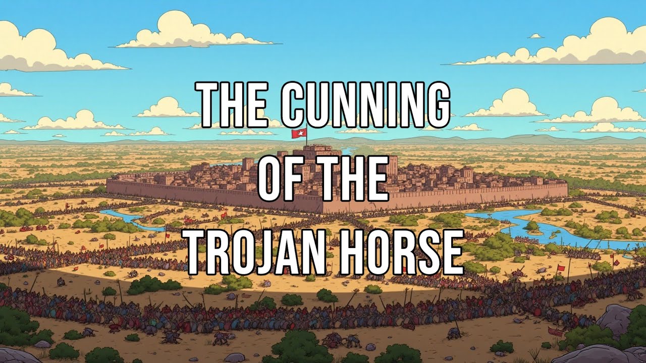 🐴 The Story of the Trojan Horse | Animated History for Kids