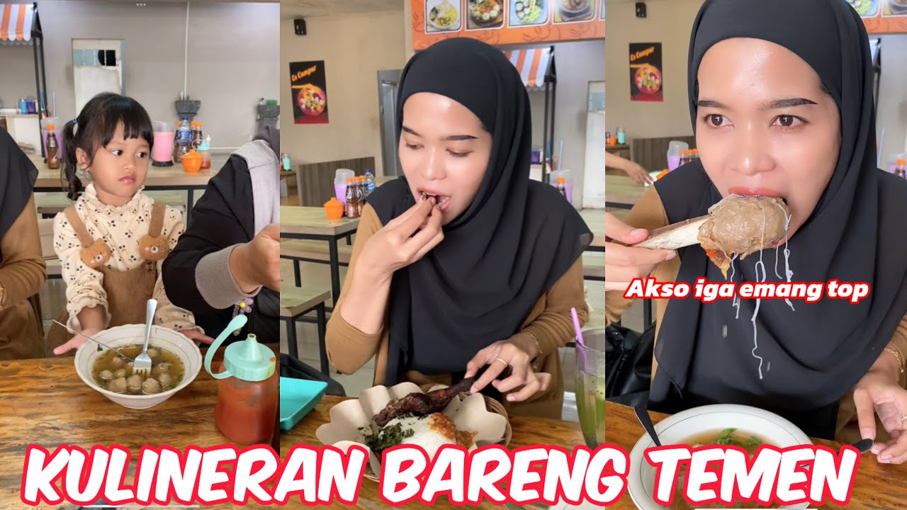 Makan bakso tulang iga bareng temen