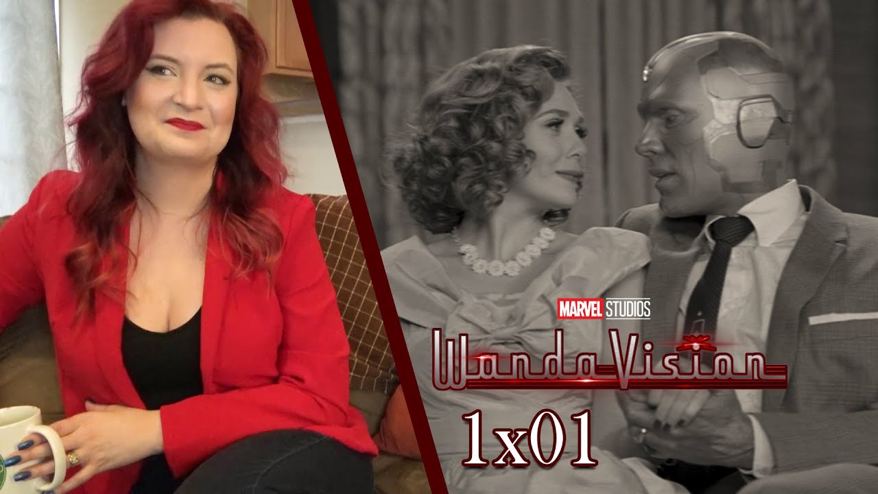 Реакция на «ВандаВижен 1x01: Снято перед живой аудиторией в студии»