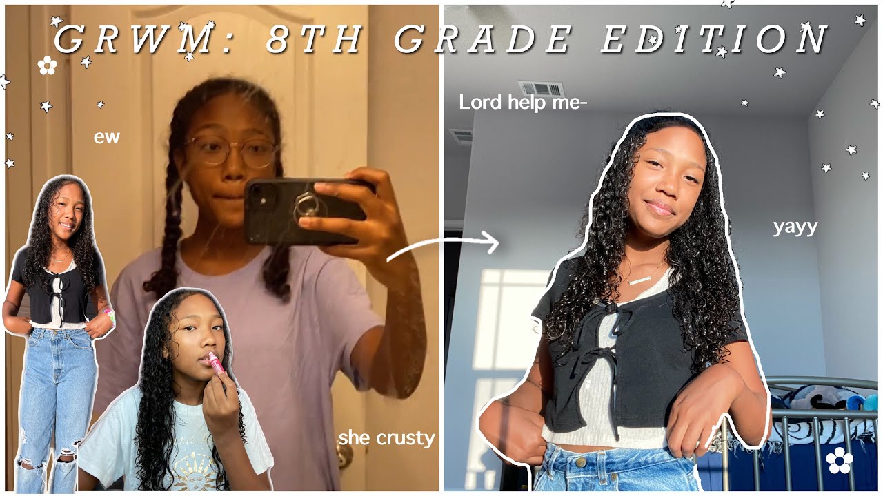 GRWM FOR THE FIRST DAY OF SCHOOL| 8th grade edition