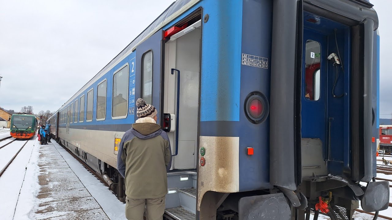 Silvestrovský speciál 2025 aneb cesta s Brejlovcem 754 012-3 ČD z Volar do Černého Kříže, 31.12.2025