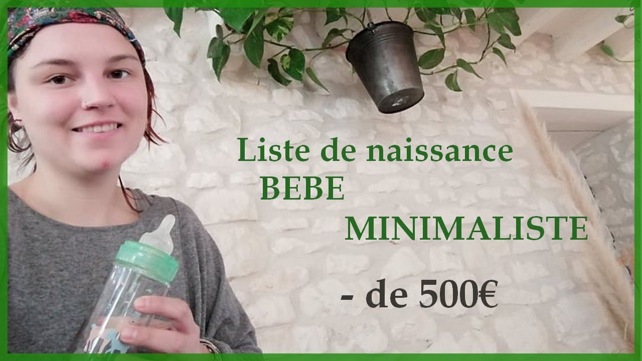 Ma liste de naissance MINIMALISTE à MOINS DE 500€ - les indispensables et pas plus