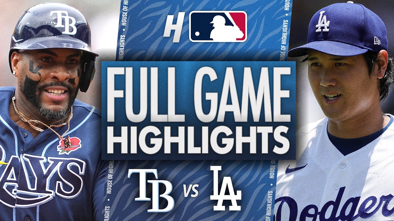 Tampa Bay Rays против Los Angeles Dodgers &mdash; ЛУЧШИЕ МОМЕНТЫ МАТЧА 🔥 17 июня 2026 г. Сезон MLB
