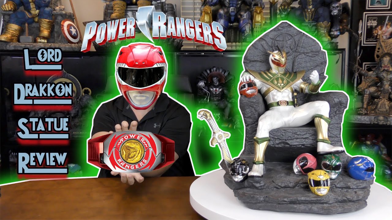 Custom POWER RANGER Statue REVIEW! LORD DRAKKON on Throne