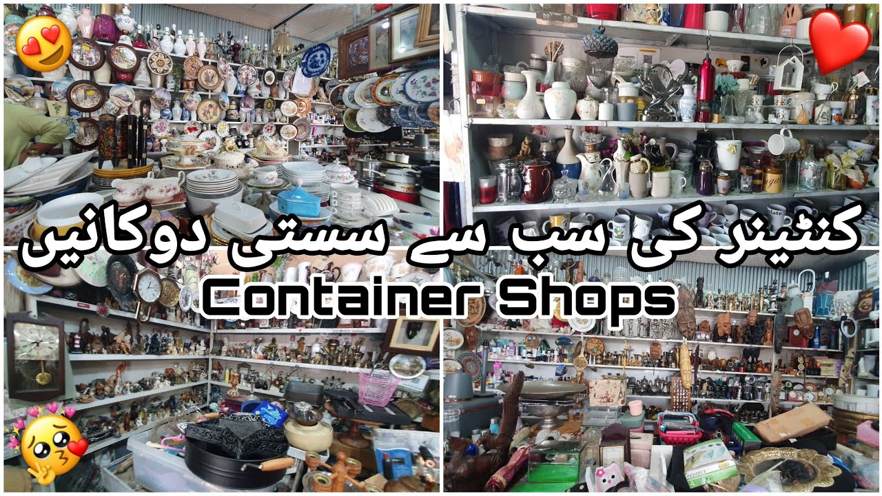 Container market ki best & sasty shops | Islmabad | Container shops | Ayesha's Cook & Vlog